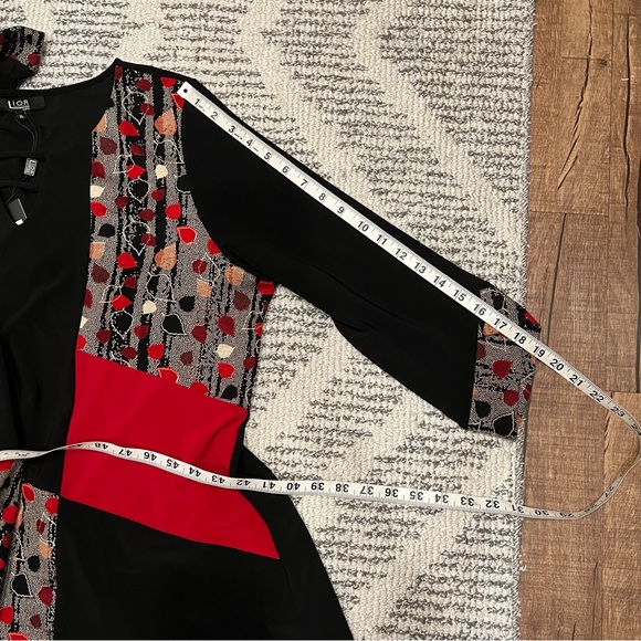 Lior Paris Abstract Art to Wear Top Blouse Colorblock - Picture 10 of 12